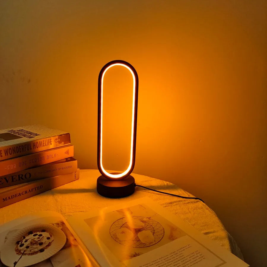 LunaHalo – Luxe Dimbare LED Ringlamp voor Slaapkamer en Woonkamer-Leuchtezauber
