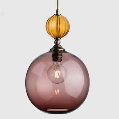 PrismGlow Glass Pendant Light – Scandinavian Ceiling Lamp | Coloured Glass Lighting | Contemporary Interior Accent