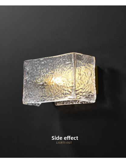 Copper & Glass Wall Light – Postmodern Art Deco LED Sconce | Luxury Ambient Interior Lighting