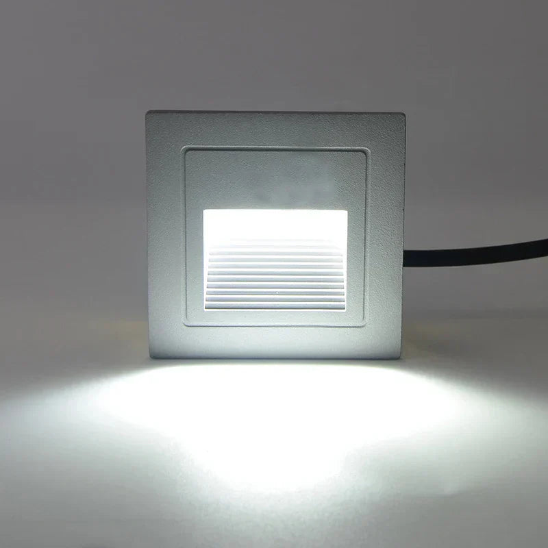 LED Recessed Step Light – IP65 Waterproof Outdoor Wall Light | Modern Stair & Pathway Lighting | Energy-Efficient Safety Illumination