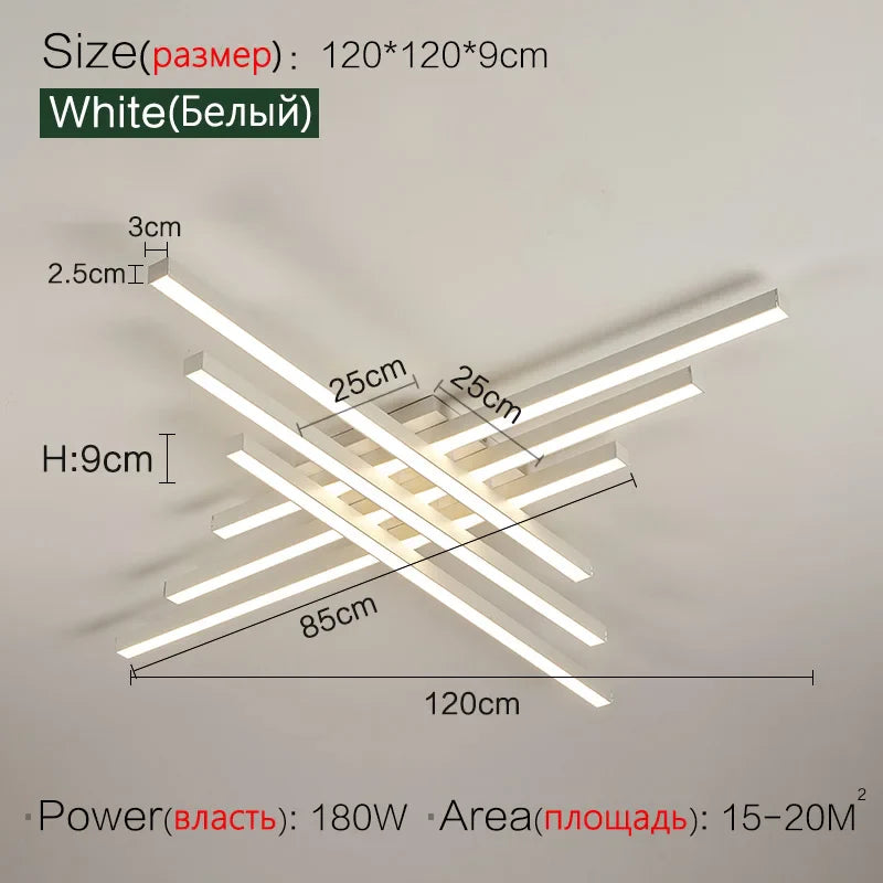 Scandinavian LED Ceiling Light – Modern Minimalist Ceiling Lamp | Energy-Efficient Flush Mount | Elegant Home Lighting