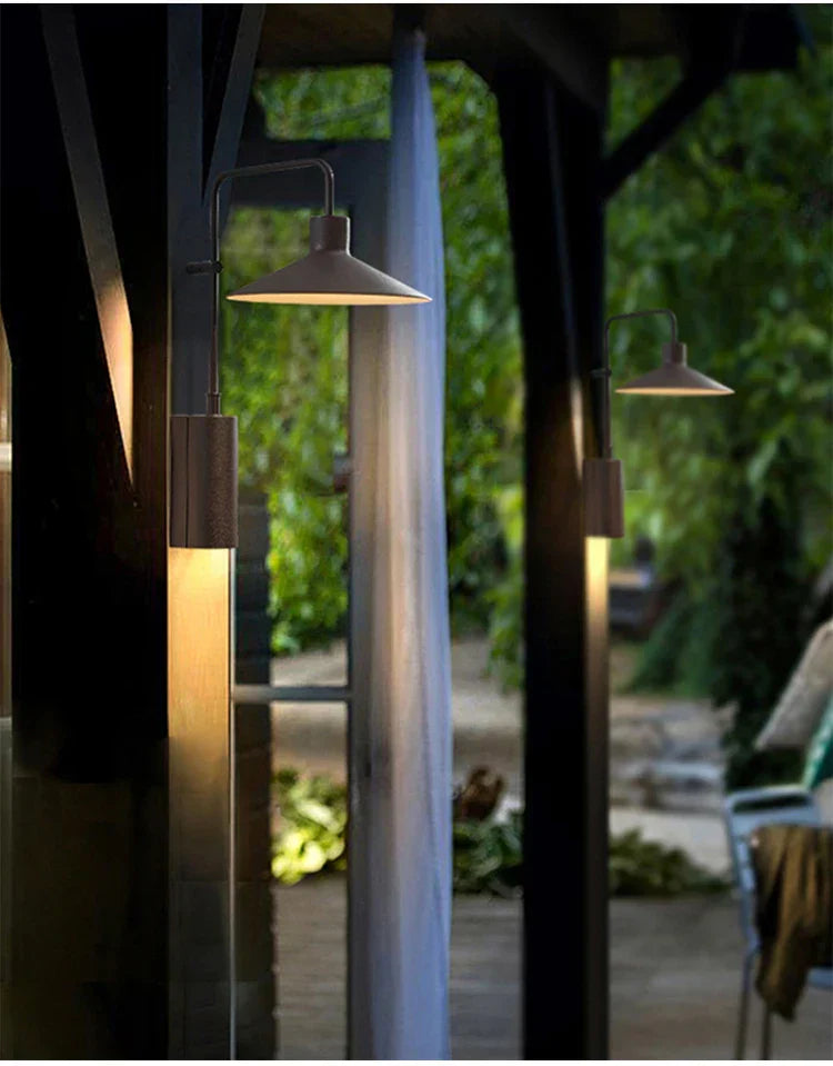 Heritage Outdoor Wall Light – Waterproof LED Exterior Lantern | Vintage Aluminium Wall Lamp | Elegant Garden & Patio Lighting