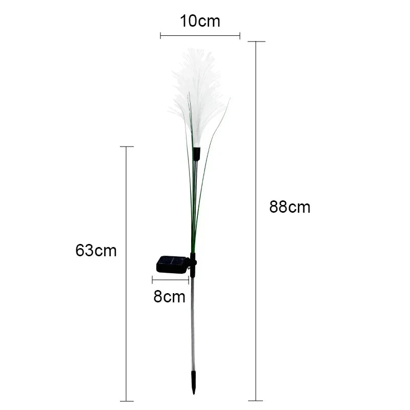 LUXARÉ SolarReed Gartenleuchte-Leuchtezauber