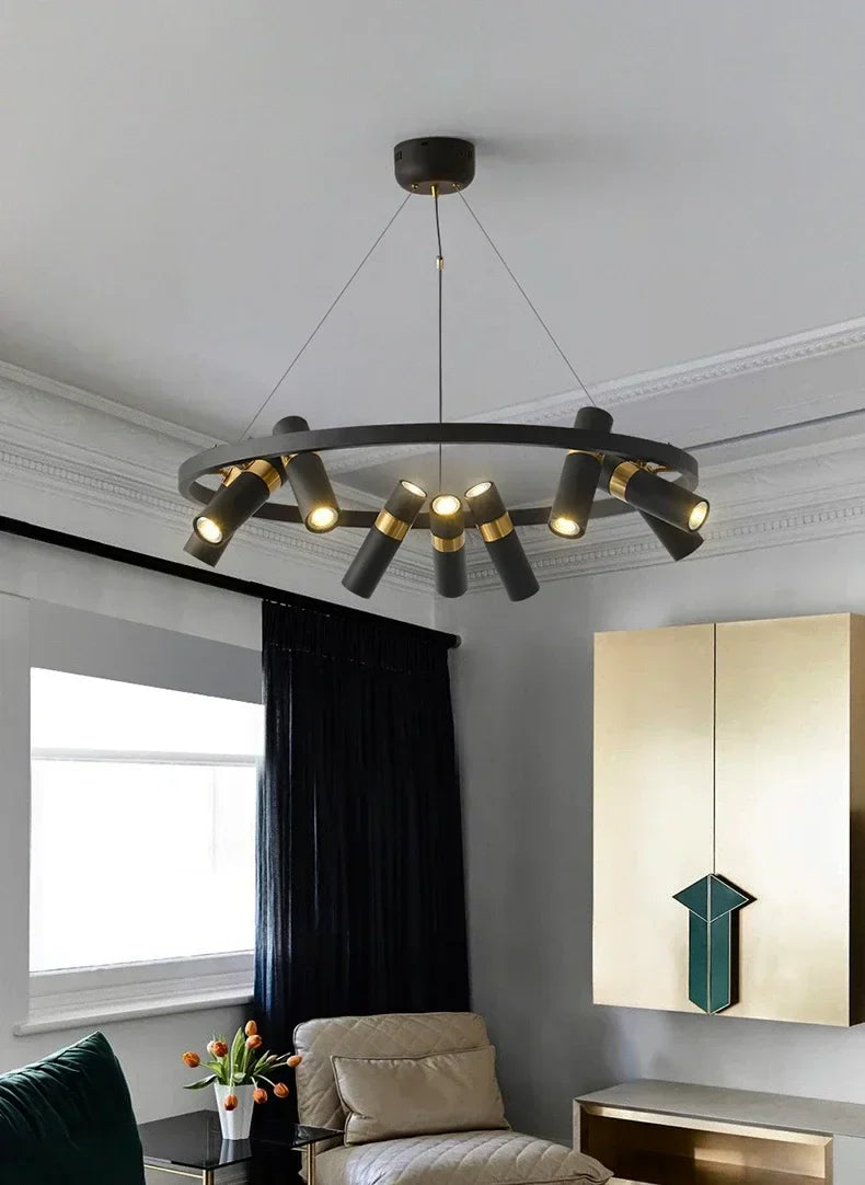 Copper LED Pendant Light – Modern Designer Ceiling Lamp | Luxury Ambient Lighting | Contemporary Interior Statement