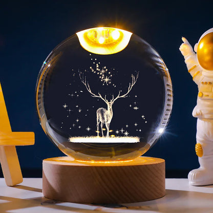 Lumea Galaxy Kristall Nachtlicht-Leuchtezauber