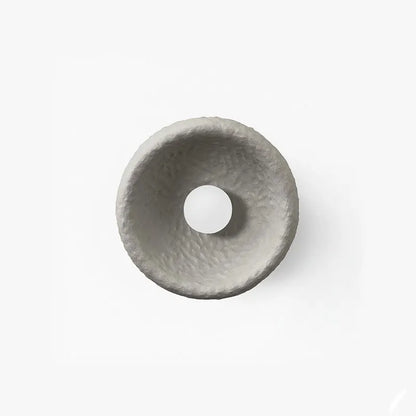 Wabi-Sabi Resin Wall Light – Retro Japanese LED Wall Sconce | Warm Minimalist Ambient Lighting