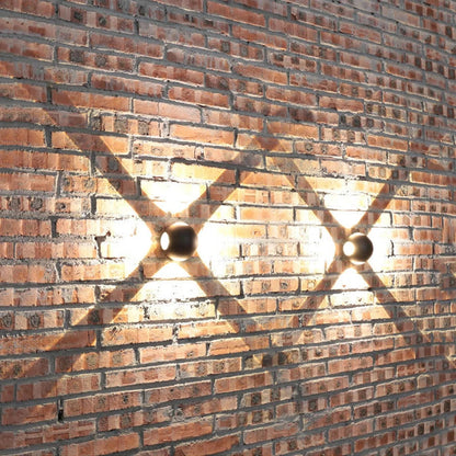 Kugelform Aluminium Wandleuchte-Leuchtezauber