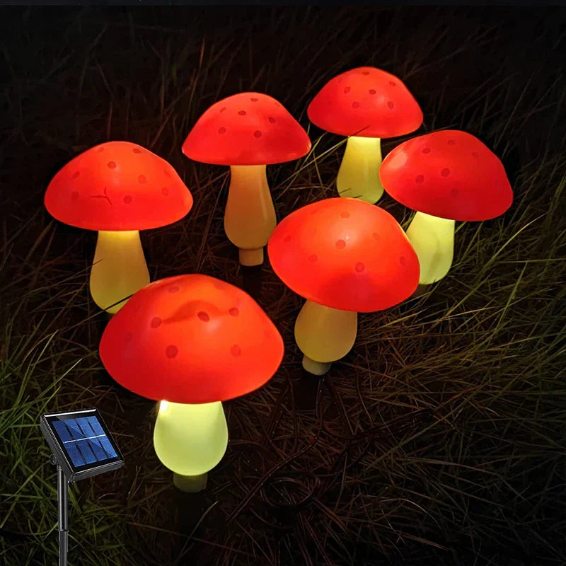 LUMIGLOW Solar-Pilz-Lichterkette-Leuchtezauber