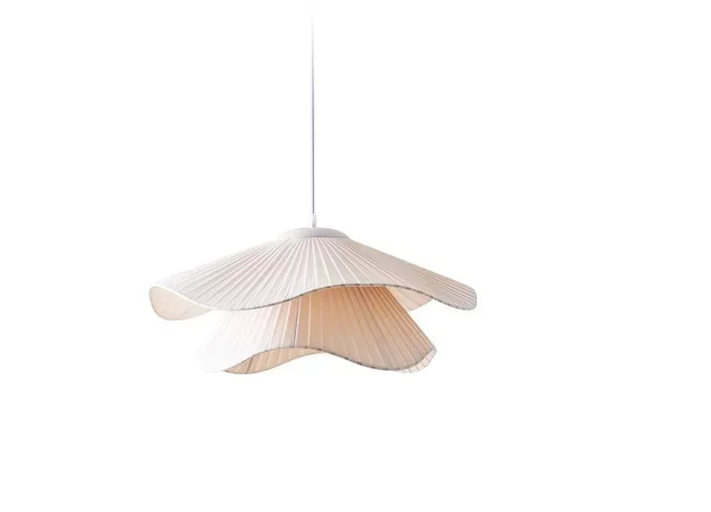 Nordic Linen Pendant Light – Scandinavian Fabric Ceiling Lamp | Soft Ambient Lighting | Japandi Interior Elegance