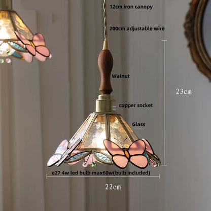 Nordic Glass Pendant Light with Brass Detail – Modern LED Ceiling Lamp | Scandinavian Designer Lighting