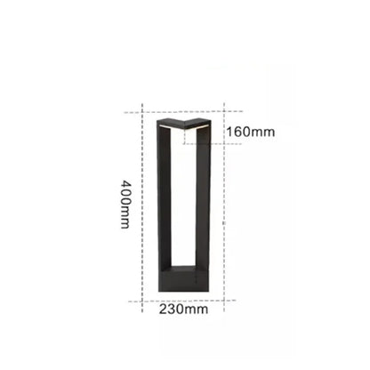 LumiPillar Aluminium LED Gartenleuchte-Leuchtezauber