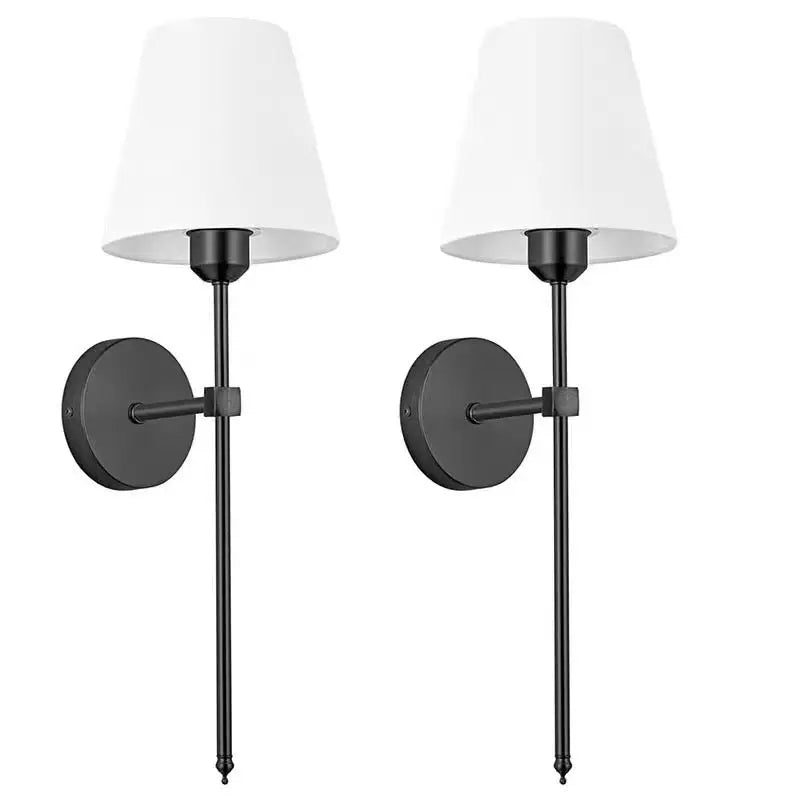 Heritage Fabric Wall Light – Industrial Style LED Wall Lamp | Vintage-Inspired Ambient Lighting | Elegant Interior Accent