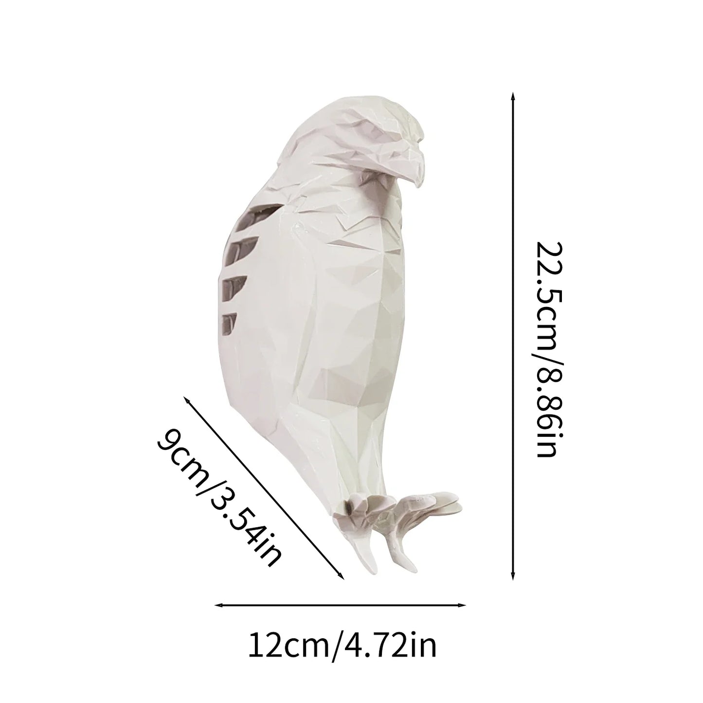 3D Vogel Wandlamp met Projectie – Moderne Dieren Wandverlichting | Artistieke LED Sfeerlamp | Decoratieve Uil- en Adelaar Wandlamp