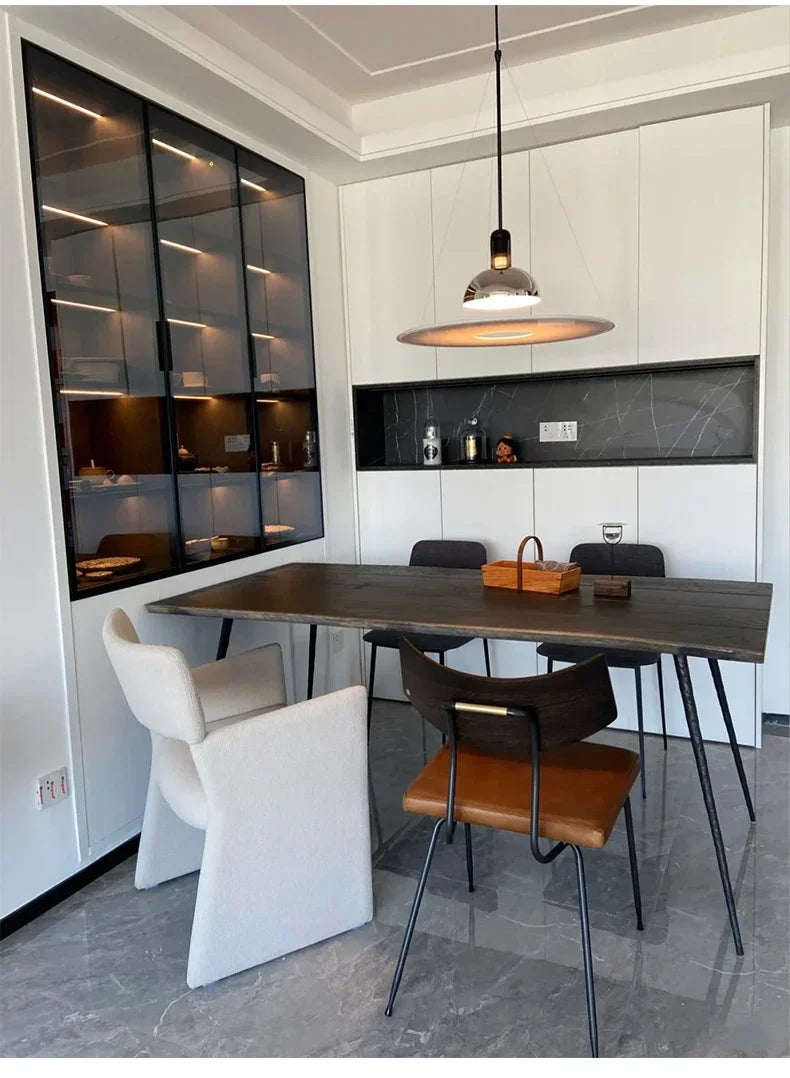 Modern Designer Pendant Light – Minimalist E27 Ceiling Lamp | Contemporary Dining & Bar Lighting | Luxury Interior Statement