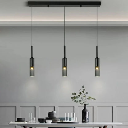 Obsidian Orb Pendant Light – Minimalist Glass Ceiling Lamp | Nordic LED Hanging Light for Contemporary Interiors