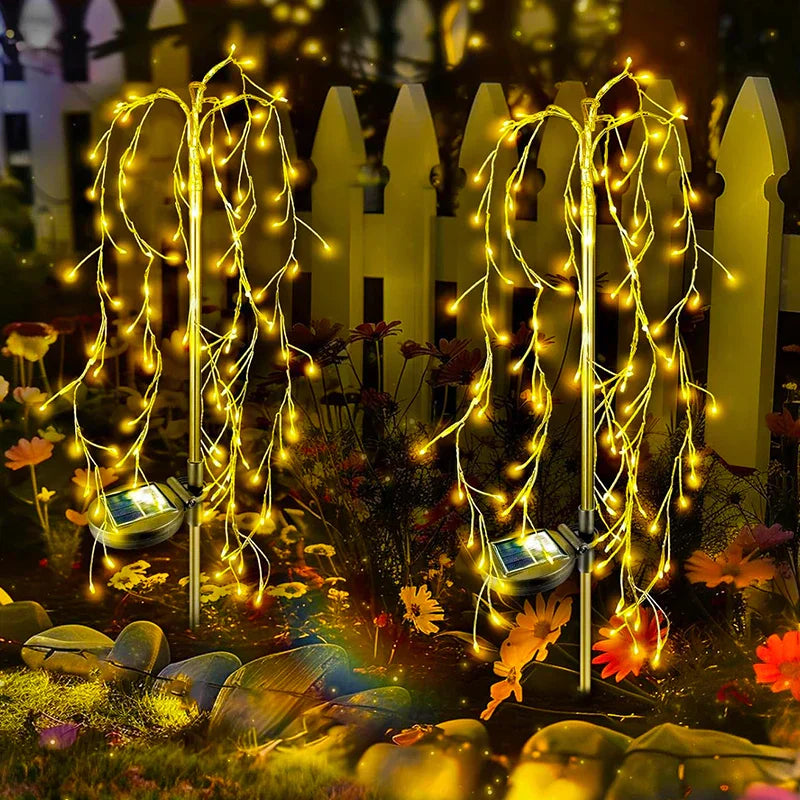 SolFeuer Solar LED Firework Lights – Waterproof Outdoor Garden Lighting for Patios, Balconies & Festive Decorations