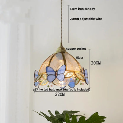 Nordic Glass Pendant Light with Brass Detail – Modern LED Ceiling Lamp | Scandinavian Designer Lighting