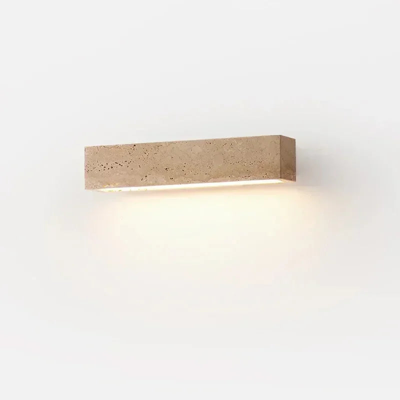 ZENLUME Wabi-Sabi Stein Wandleuchte-Leuchtezauber