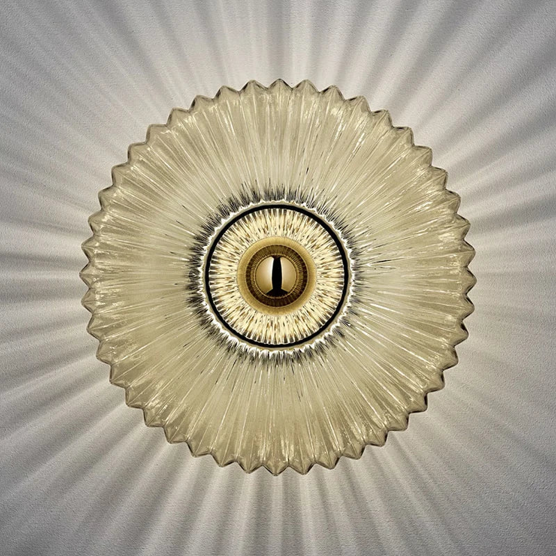 AuraGlas Bauhaus Wall Lamp – Modern Glass Wall Light for Nordic & Hotel-Inspired Interiors