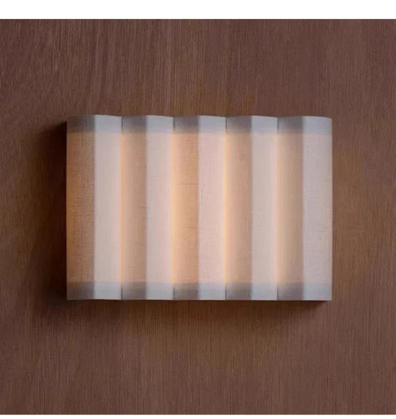 Kasumi Fabric Wall Light – Wabi-Sabi Wall Lamp | Japanese Minimalist Lighting for Calm Modern Interiors