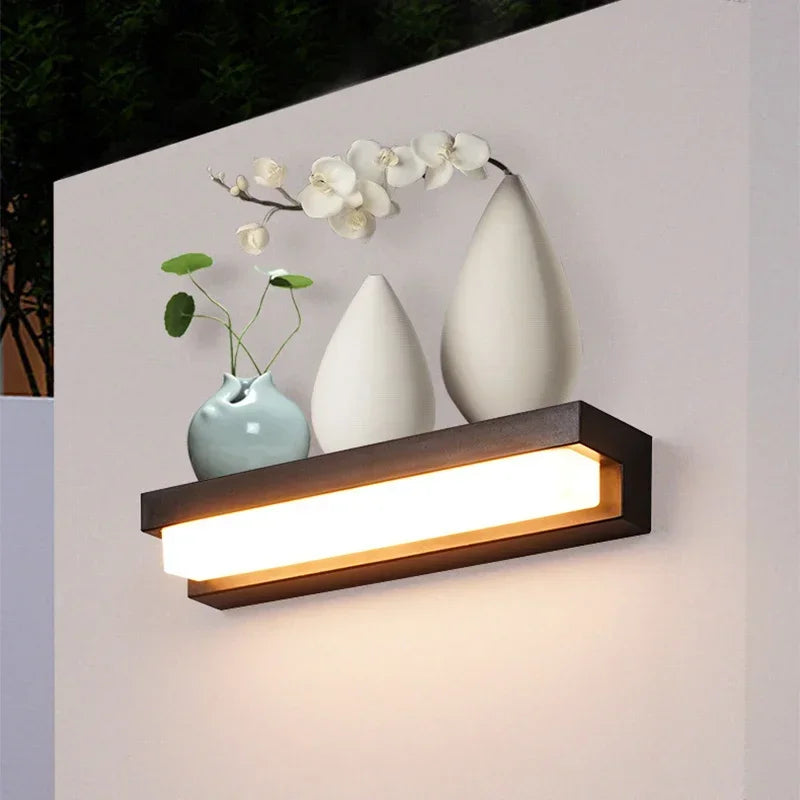 Outdoor Solar LED Wall Light – Waterproof Garden Wall Lamp | IP65 Security & Decorative Lighting | Energy-Efficient Exterior Light