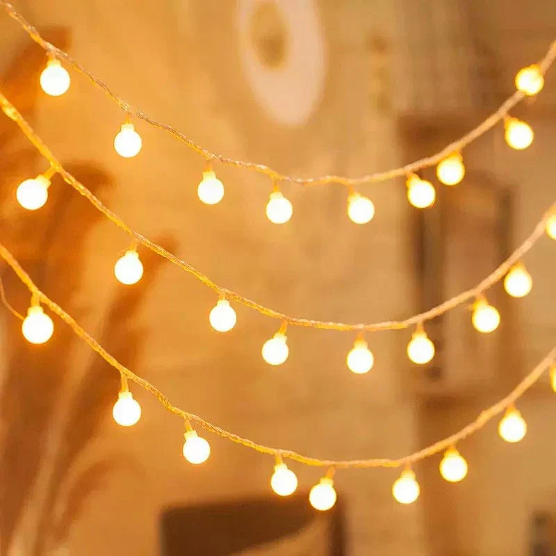 USB/Battery LED Globe String Lights – Decorative Indoor & Outdoor Lights for Christmas, Weddings, Gardens & Parties