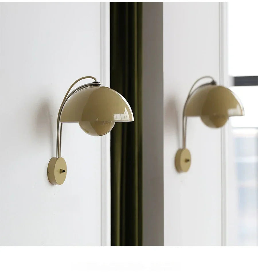 Nordic Bud LED Wall Light – Contemporary E27 Wall Lamp | Soft Ambient Lighting | Modern Interior Accent