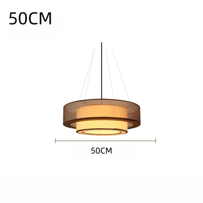 Veloura Silk Pendant Light – Luxury Beige Hanging Ceiling Lamp | Soft Ambient Lighting for Modern Interiors