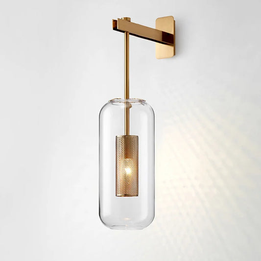 Nordic Textured LED Wall Light – Postmodern Luxury Wall Sconce | Elegant Ambient Interior Lighting