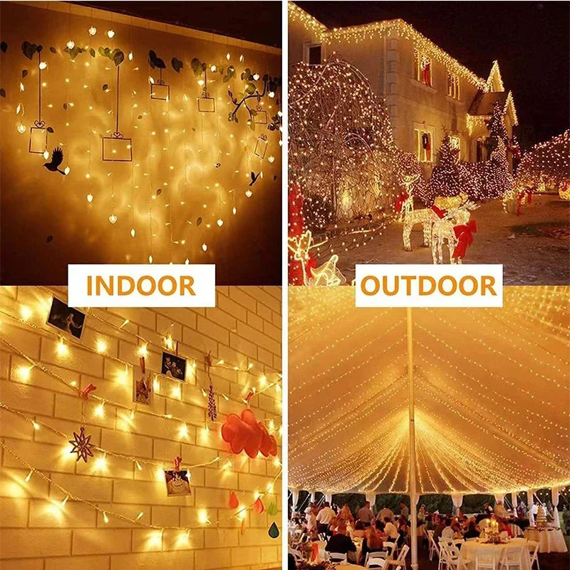 LumiGlow LED String Lights – Waterproof Decorative Fairy Lights | Indoor & Outdoor Festive Lighting