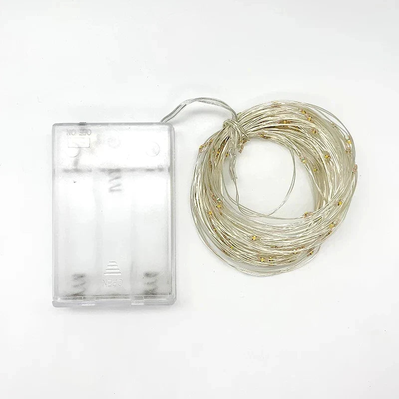 LumineoPro USB LED String Lights – Waterproof Fairy Lights | Flexible Copper & Silver Wire Decorative Lighting