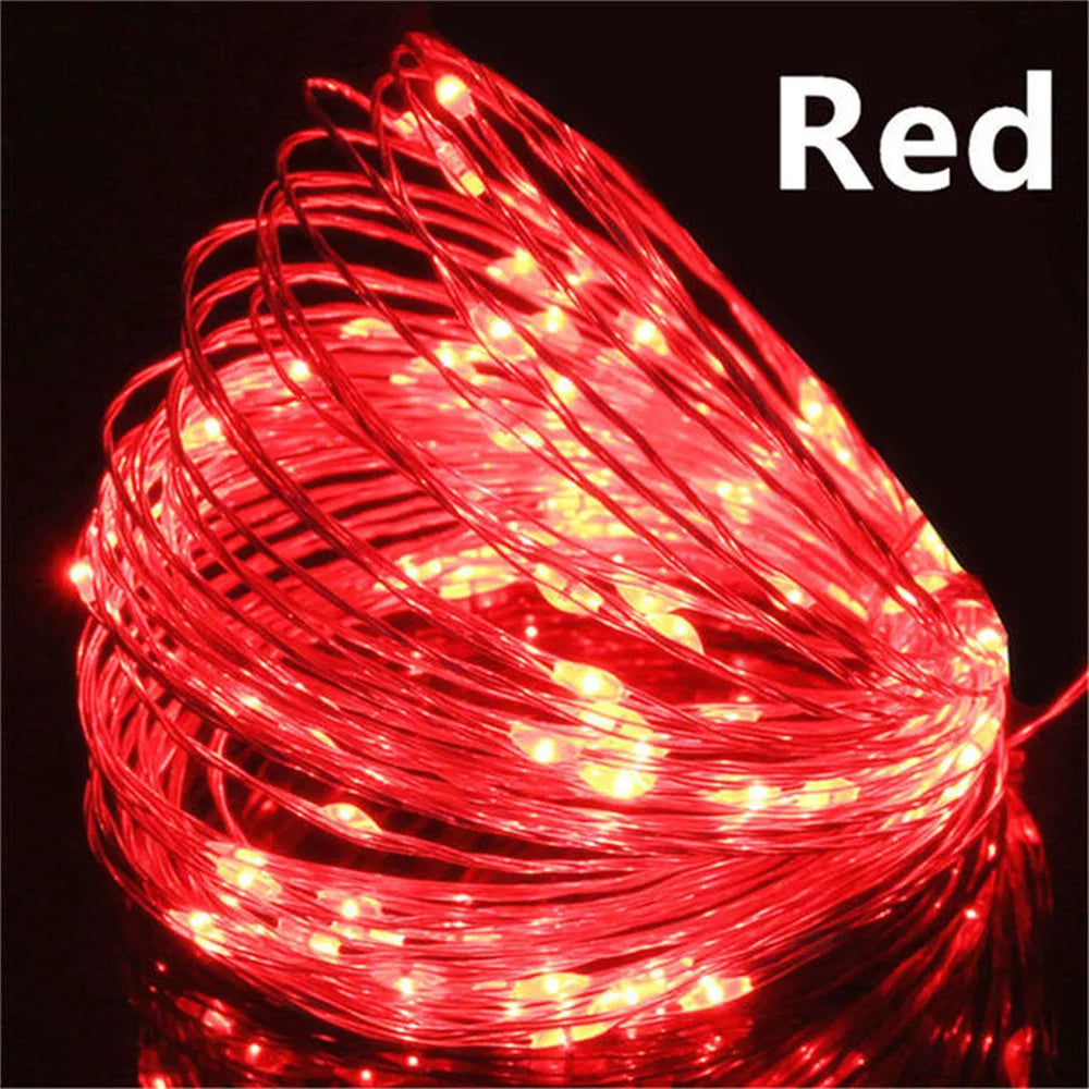 LumineoPro USB LED String Lights – Waterproof Fairy Lights | Flexible Copper & Silver Wire Decorative Lighting