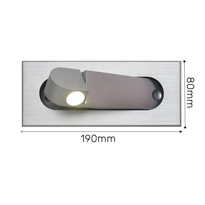 Arctis Pivot Wall Light – Adjustable Recessed LED Reading Lamp | Minimalist Nordic Wall Lighting