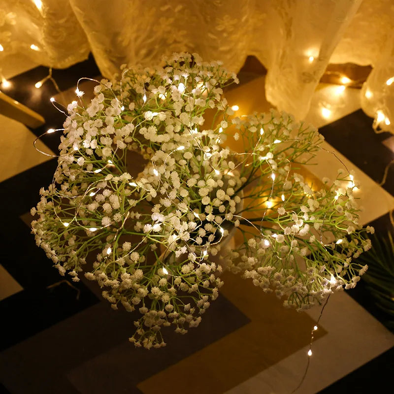 LumineoPro USB LED String Lights – Waterproof Fairy Lights | Flexible Copper & Silver Wire Decorative Lighting