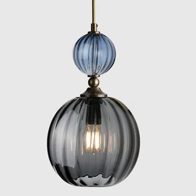 PrismGlow Glass Pendant Light – Scandinavian Ceiling Lamp | Coloured Glass Lighting | Contemporary Interior Accent