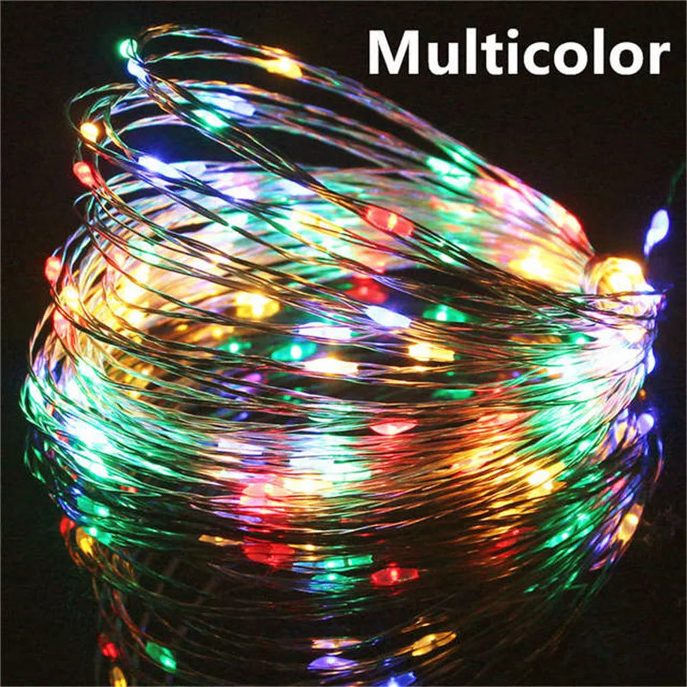 LumineoPro USB LED String Lights – Waterproof Fairy Lights | Flexible Copper & Silver Wire Decorative Lighting