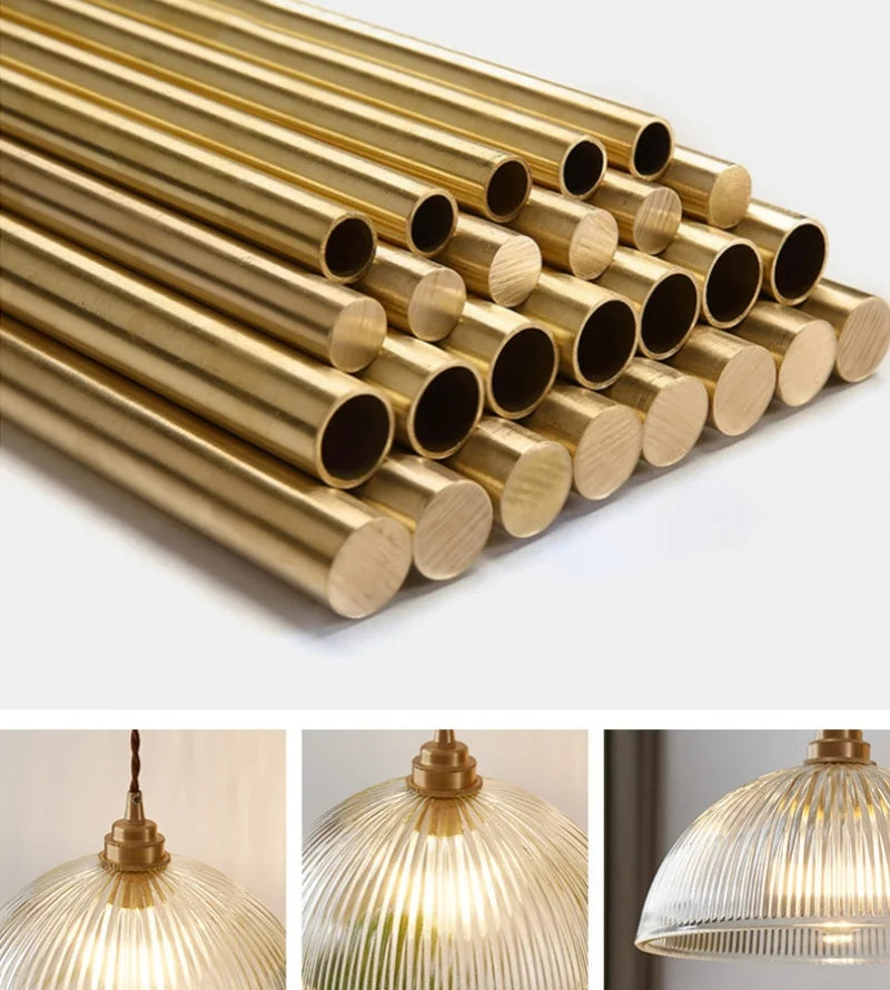 Verra Copper Pendant Light – Modern Glass Ceiling Lamp | Contemporary Ambient Lighting | Refined Interior Elegance