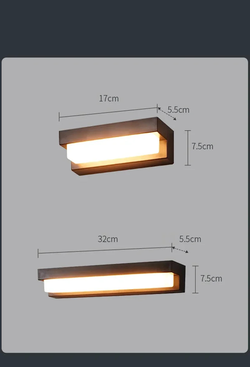 Outdoor Solar LED Wall Light – Waterproof Garden Wall Lamp | IP65 Security & Decorative Lighting | Energy-Efficient Exterior Light