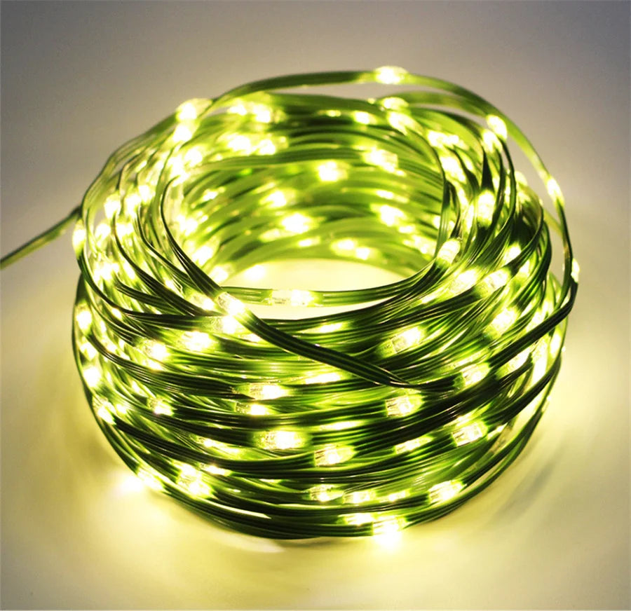 GLOWLINE LED String Lights – Waterproof Decorative Fairy Lights | 8 Lighting Modes | Indoor & Outdoor Celebration Lighting