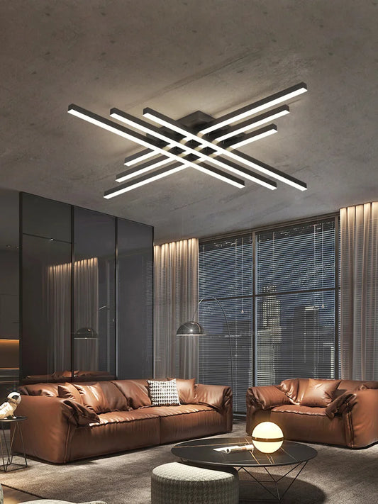 Scandinavian LED Ceiling Light – Modern Minimalist Ceiling Lamp | Energy-Efficient Flush Mount | Elegant Home Lighting