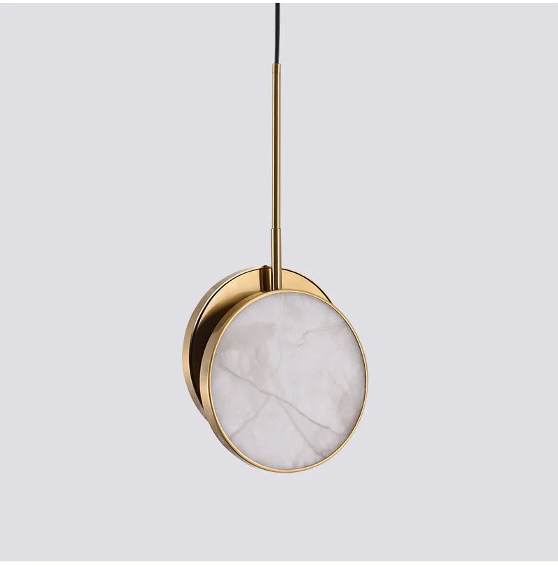 Marble Wall Light – Modern Gold LED Wall Lamp | Luxury Ambient Lighting | Contemporary Stone Interior Feature