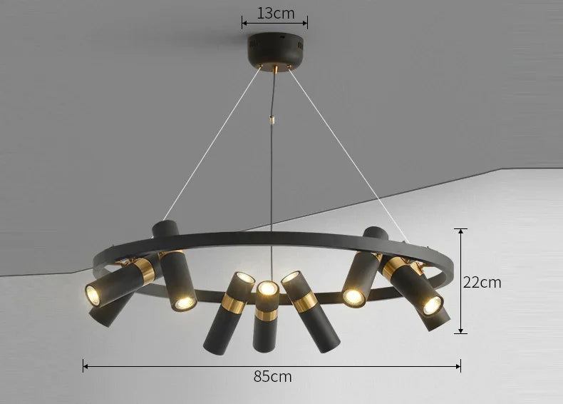 Copper LED Pendant Light – Modern Designer Ceiling Lamp | Luxury Ambient Lighting | Contemporary Interior Statement