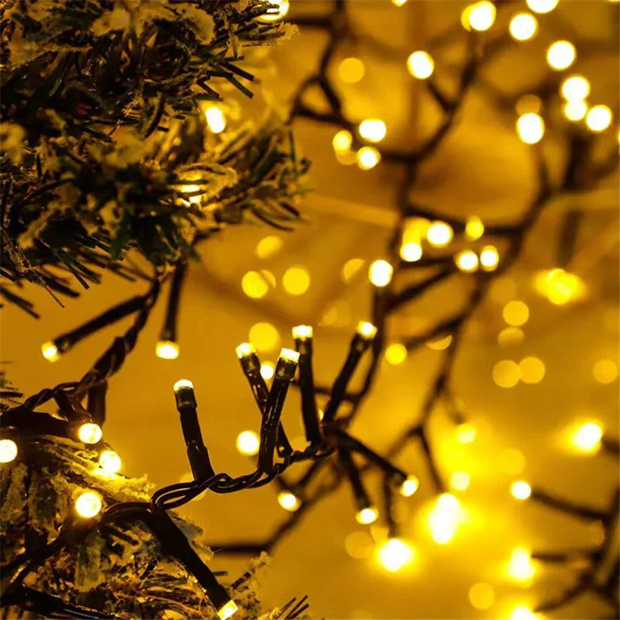 FIREFESTA LED Firecracker String Lights – Warm White Decorative Lighting | Waterproof Indoor & Outdoor Celebration Lights