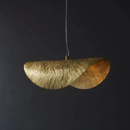 Gold Lotus Pendant Light – Vintage Zen Ceiling Lamp | Luxury Ambient Hanging Lighting