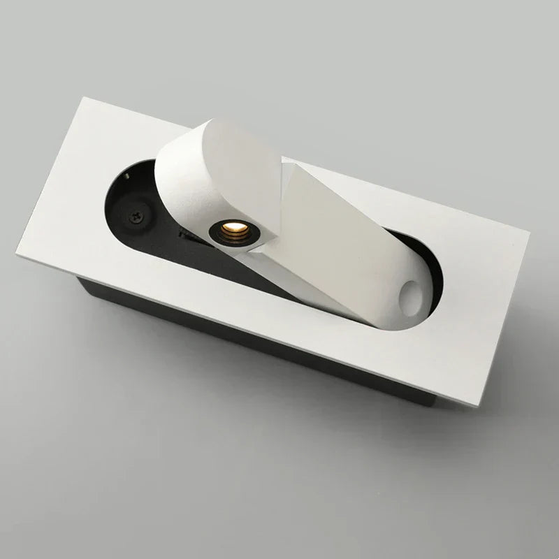 Arctis Pivot Wall Light – Adjustable Recessed LED Reading Lamp | Minimalist Nordic Wall Lighting