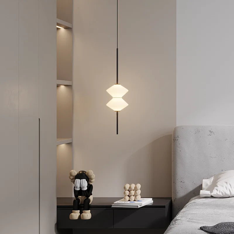 Modern Glass Globe Pendant Light – Elegant LED Ceiling Light | Adjustable Hanging Lamp | Contemporary Home Lighting