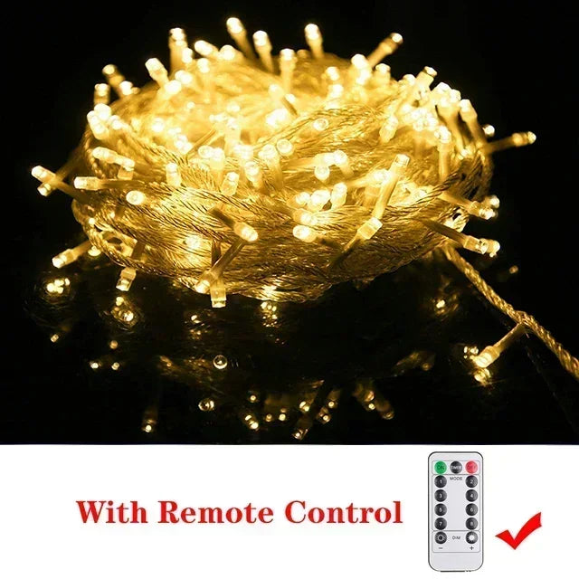 LumiGlow LED String Lights – Waterproof Decorative Fairy Lights | Indoor & Outdoor Festive Lighting