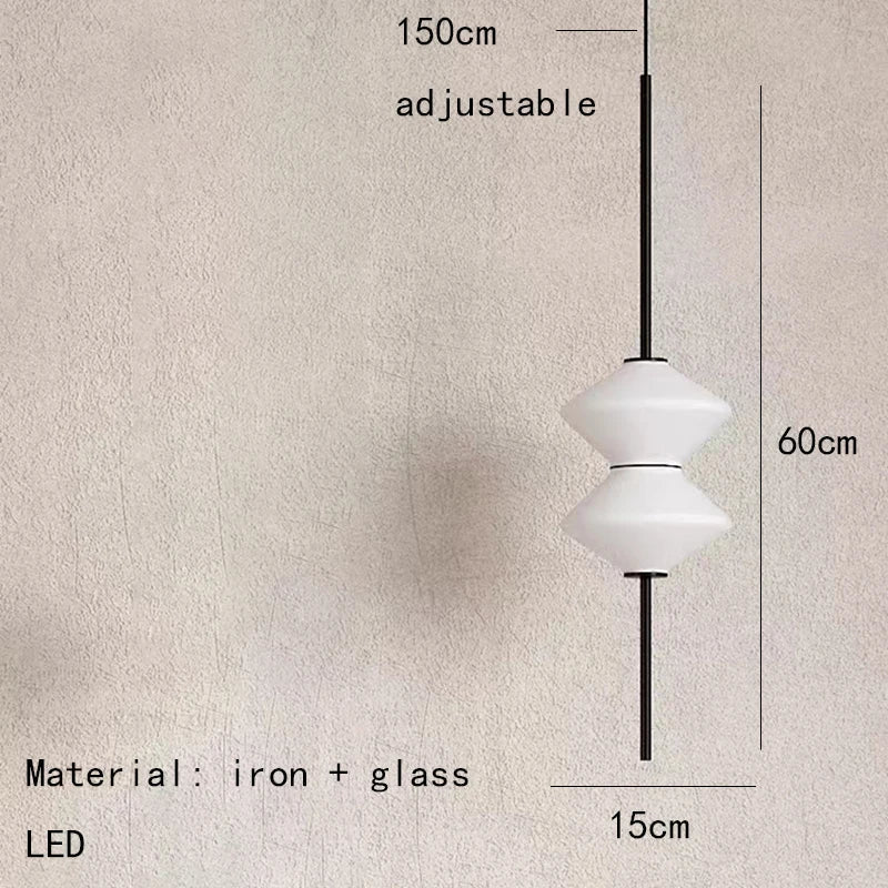 Modern Glass Globe Pendant Light – Elegant LED Ceiling Light | Adjustable Hanging Lamp | Contemporary Home Lighting
