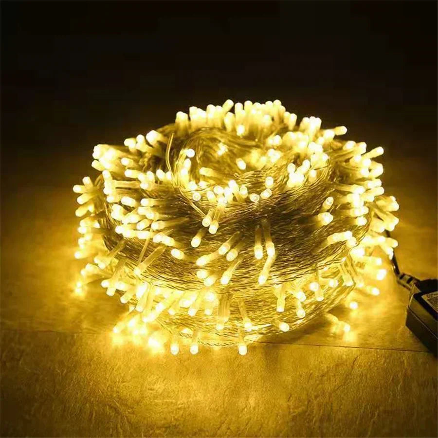 LumiFest LED Christmas String Lights – 10M / 50M / 100M Outdoor Fairy Lights with 8 Lighting Modes