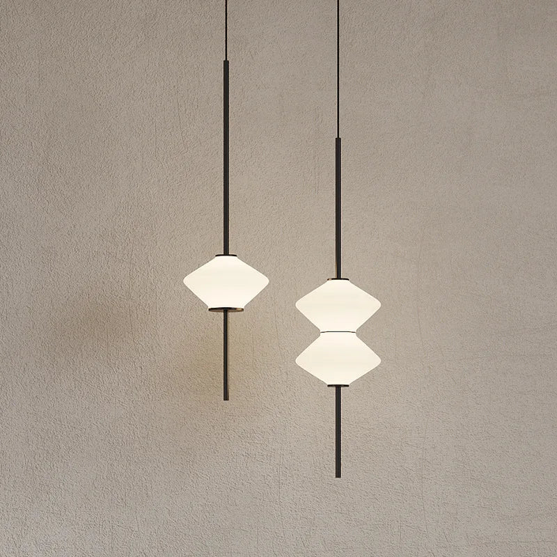 Modern Glass Globe Pendant Light – Elegant LED Ceiling Light | Adjustable Hanging Lamp | Contemporary Home Lighting